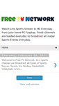 Mobile Screenshot of free-tv-network.blogspot.com