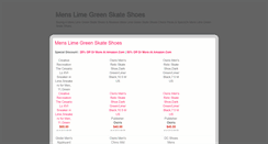 Desktop Screenshot of menslimegreenskateshoesz.blogspot.com