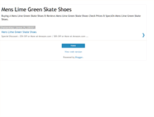 Tablet Screenshot of menslimegreenskateshoesz.blogspot.com