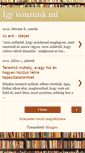 Mobile Screenshot of igyvonzunkmi.blogspot.com