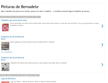 Tablet Screenshot of minhaspinturas-bernadete.blogspot.com