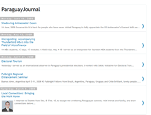 Tablet Screenshot of paraguayjournal.blogspot.com