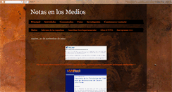 Desktop Screenshot of mediosdiarios.blogspot.com