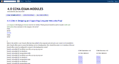 Desktop Screenshot of ccna-exam-modules.blogspot.com