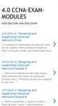 Mobile Screenshot of ccna-exam-modules.blogspot.com