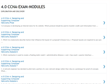 Tablet Screenshot of ccna-exam-modules.blogspot.com
