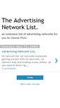 Mobile Screenshot of adnetworklist.blogspot.com