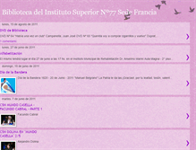 Tablet Screenshot of biblioinstituto77sedefrancia.blogspot.com