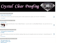 Tablet Screenshot of crystalclearproofing.blogspot.com