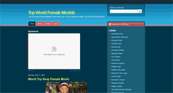 Desktop Screenshot of global-female-models.blogspot.com