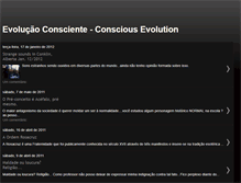 Tablet Screenshot of evoluoconsciente.blogspot.com