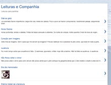 Tablet Screenshot of leiturasecia.blogspot.com