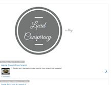 Tablet Screenshot of lucidconspiracy.blogspot.com