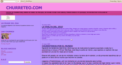 Desktop Screenshot of churreteo.blogspot.com