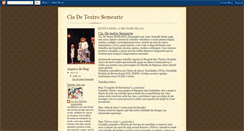 Desktop Screenshot of ciadeteatrosemearte.blogspot.com