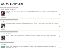 Tablet Screenshot of dunethebordercollie.blogspot.com