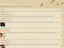 Tablet Screenshot of mindfulfood.blogspot.com