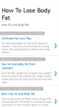 Mobile Screenshot of how-to--lose-body-fat.blogspot.com