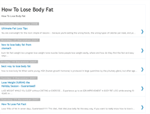 Tablet Screenshot of how-to--lose-body-fat.blogspot.com