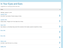 Tablet Screenshot of inyoureyesandears.blogspot.com