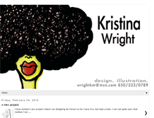 Tablet Screenshot of kristinamariawright.blogspot.com