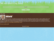 Tablet Screenshot of billandjanicesloghome.blogspot.com