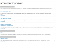 Tablet Screenshot of hotproductclickbank.blogspot.com