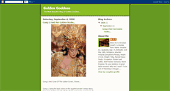 Desktop Screenshot of golden-goddess.blogspot.com