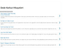Tablet Screenshot of dedekorkuthikayeleri.blogspot.com