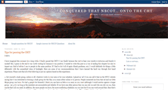 Desktop Screenshot of conqueringthenbcot.blogspot.com