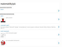 Tablet Screenshot of matematikciyizmbd.blogspot.com