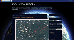 Desktop Screenshot of evolucaocriadora.blogspot.com