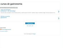 Tablet Screenshot of cursosdegastronomia.blogspot.com