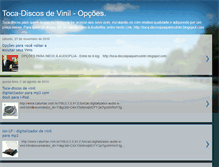 Tablet Screenshot of opcoesdetocadiscos.blogspot.com