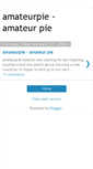 Mobile Screenshot of amateurpie-com.blogspot.com