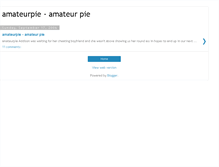 Tablet Screenshot of amateurpie-com.blogspot.com