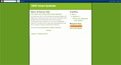 Desktop Screenshot of ismi-imamsyuhodo.blogspot.com