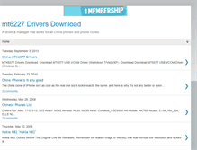 Tablet Screenshot of mt6227-driver.blogspot.com