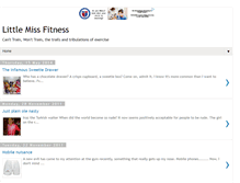 Tablet Screenshot of littlemissfitness.blogspot.com