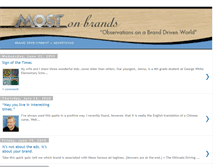 Tablet Screenshot of most-branding.blogspot.com