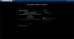 Desktop Screenshot of harleyaccessoryshop.blogspot.com