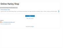 Tablet Screenshot of harleyaccessoryshop.blogspot.com