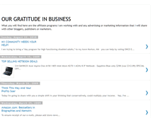 Tablet Screenshot of ourgratitudeinbusiness.blogspot.com