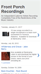 Mobile Screenshot of frontporchrecordings.blogspot.com