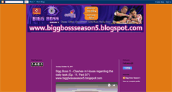 Desktop Screenshot of biggbossseason5.blogspot.com