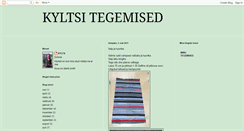 Desktop Screenshot of kyltsinokitsemised.blogspot.com
