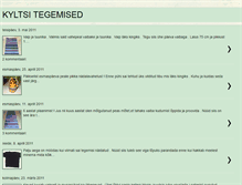 Tablet Screenshot of kyltsinokitsemised.blogspot.com