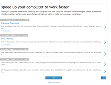 Tablet Screenshot of makeyourcomputerfaster.blogspot.com