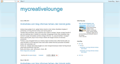 Desktop Screenshot of mycreativelounge.blogspot.com