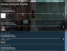 Tablet Screenshot of circololetterariofirenze.blogspot.com